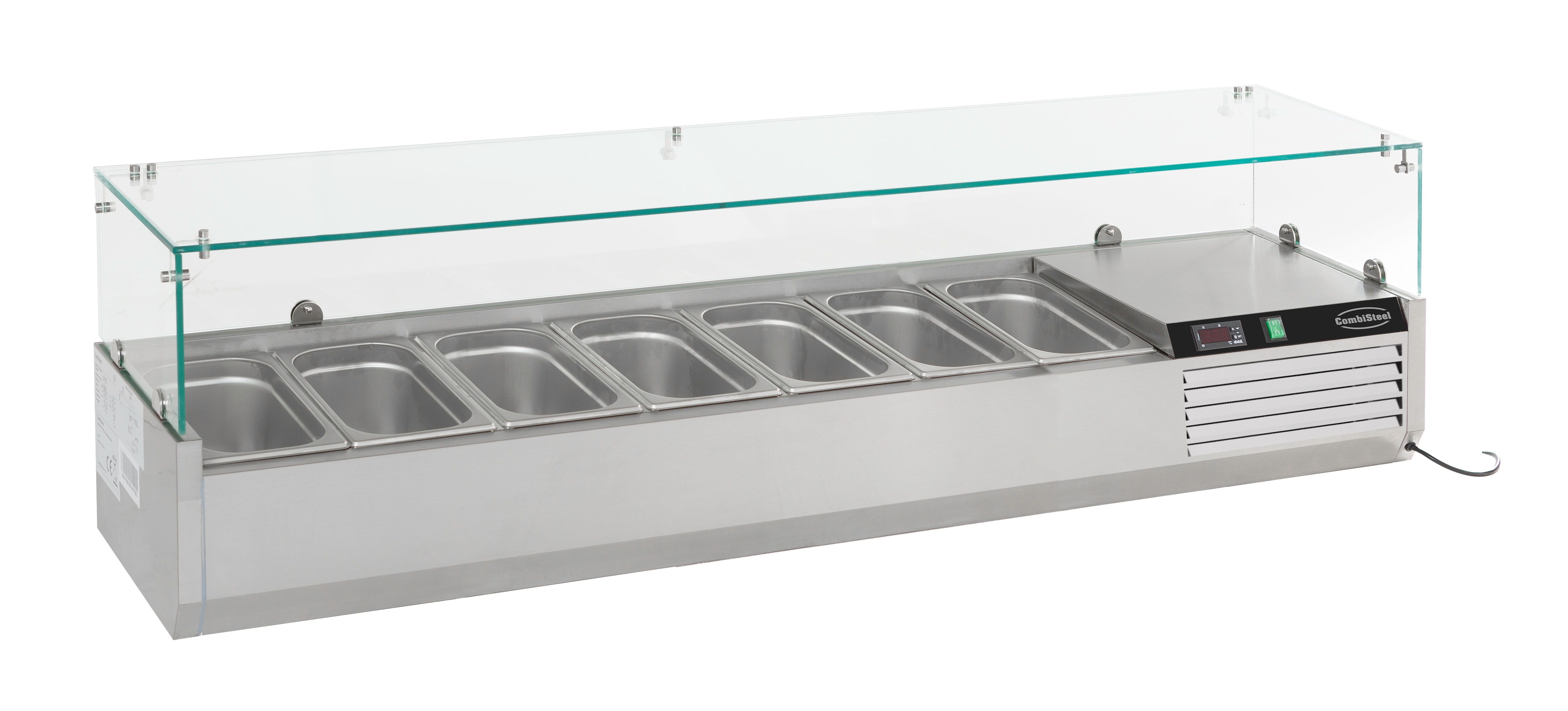 AUFSATZVITRINE 1/3 GN x 7