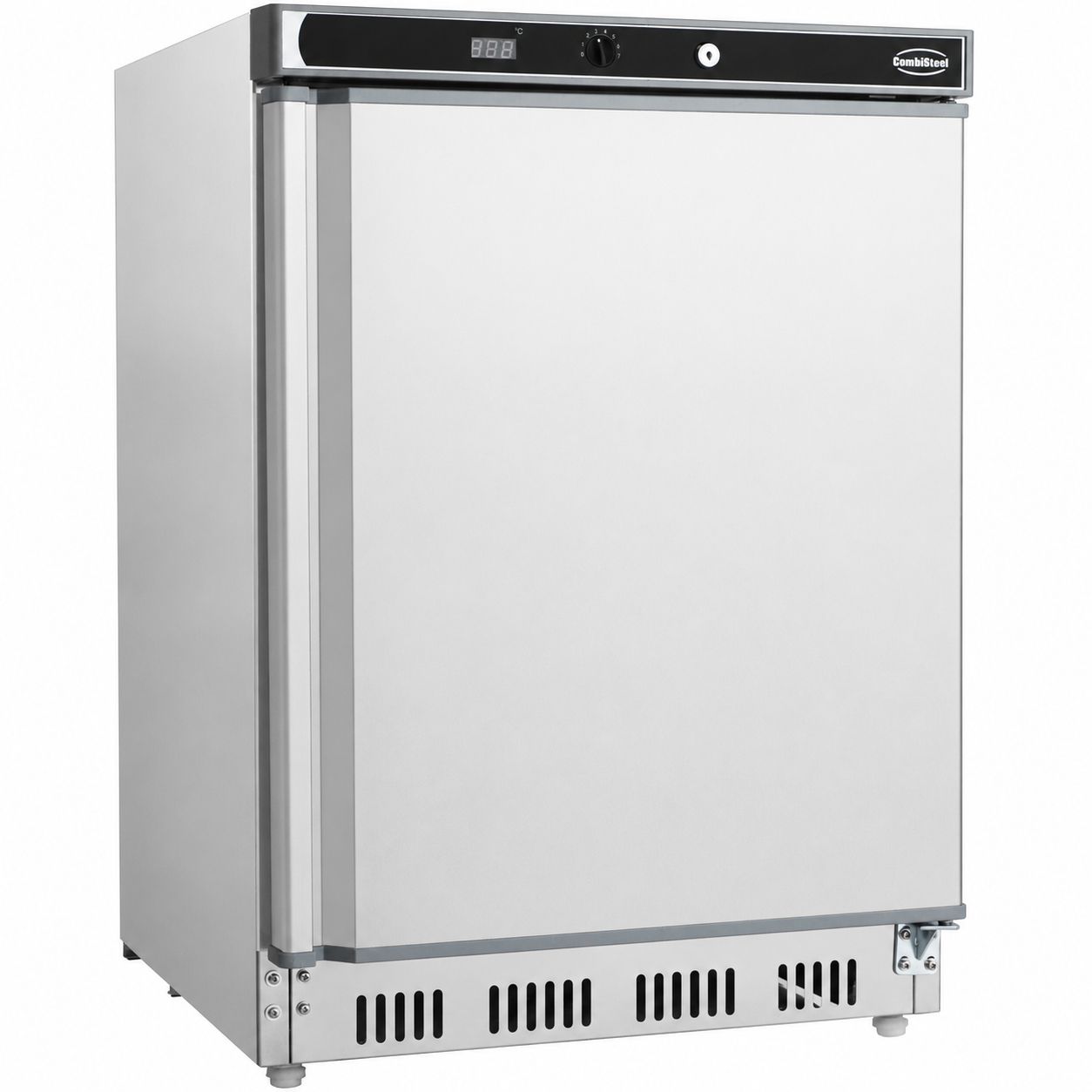 KÜHLSCHRANK EDELSTAHL 1 TÜR
