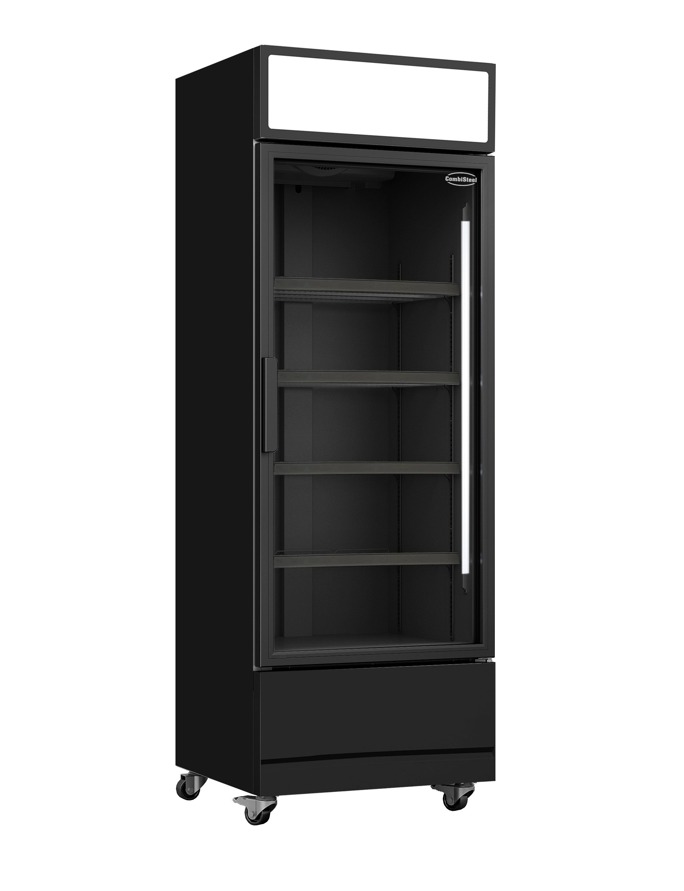 Kühlschrank Glastür FCU-370 Bl