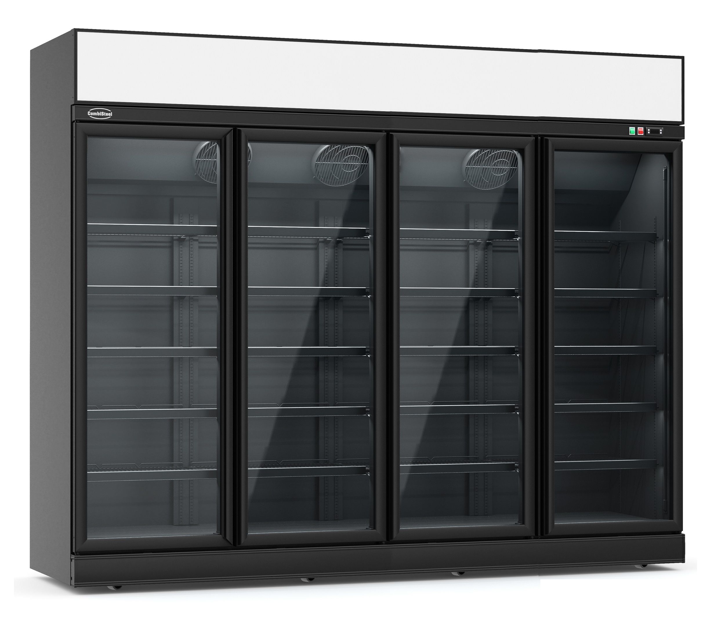 TIEFKÜHLSCHRANK 4 GLASTÜREN SCHWARZ INS-2060F BL*TRANSPORT AUF ANFRAGE***Achtung, es liegt ein erhöhter Einschatlstrom vor, sodass ein Leitungsschutzschalter mit C-Charakteristik erforderlich ist.**