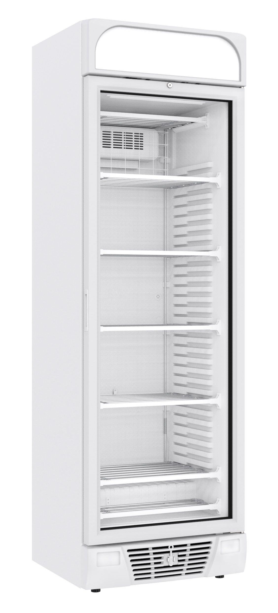 Tiefkühlschrank 1 Glastür 382L