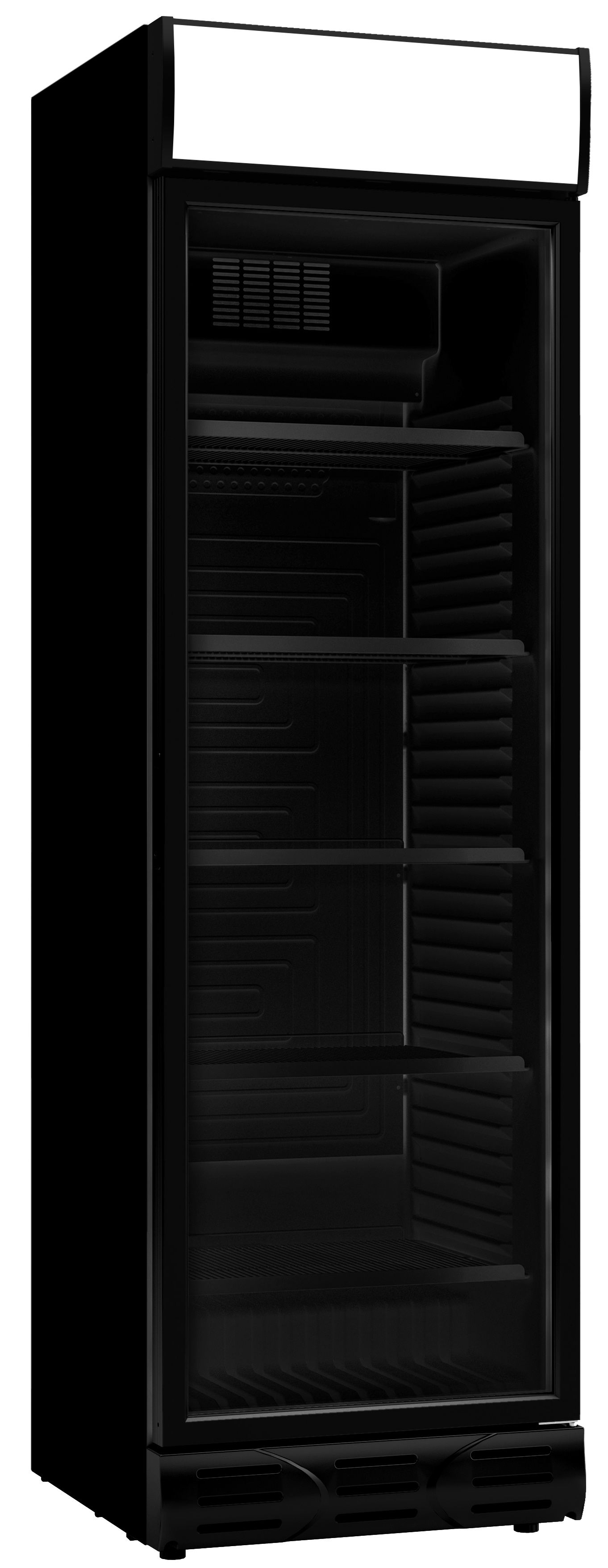 Kühlschrank 1 Glastür schwarz Scharnieren Tür Linkerseite