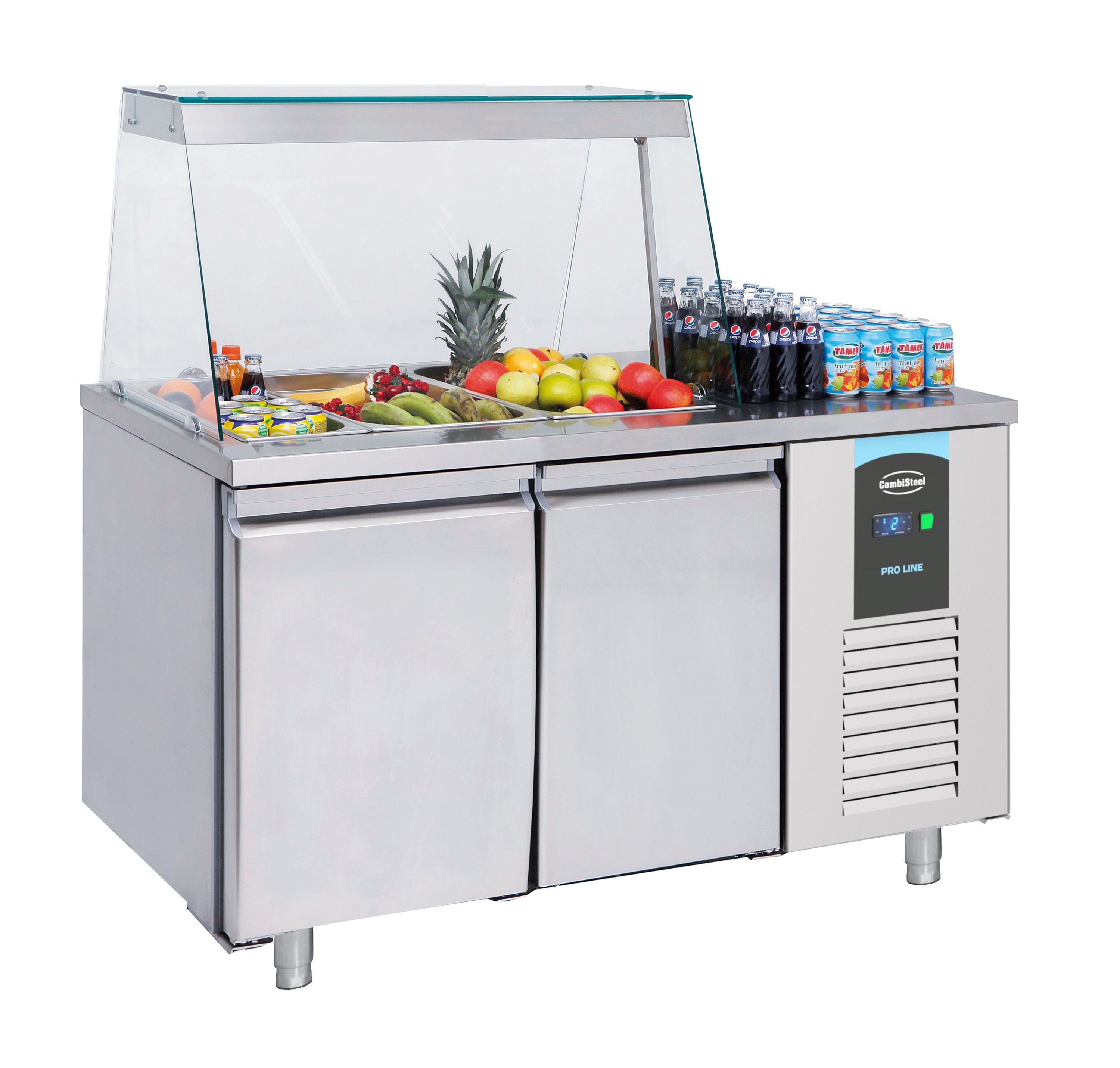 SALADETTE 2 TÜREN 3x 1/1GN BEHÄLTER